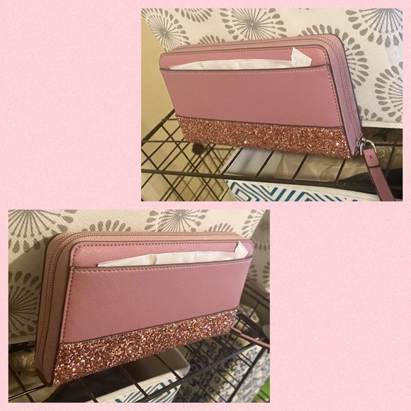 ✨KATE SPADE✨LAST 1! Gorgeous Glitter Wallet NWT! - Picture 5 of 9